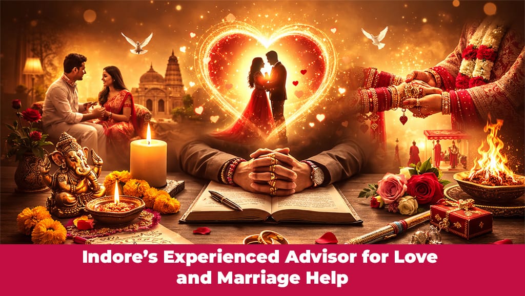 You are currently viewing Indore’s Experienced Advisor for Love and Marriage Help